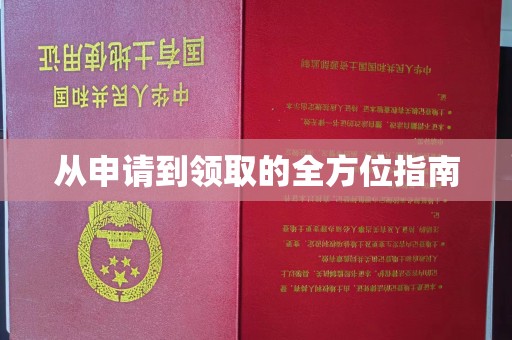 旌阳从申请到领取的全方位指南