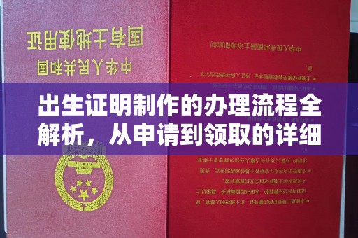 旌阳出生证明制作的办理流程全解析，从申请到领取的详细指南